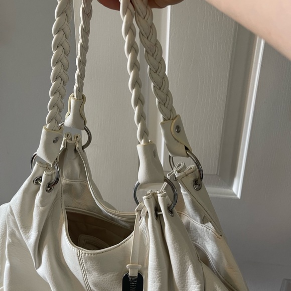 NINE WEST white soft leather bag - Picture 13 of 13